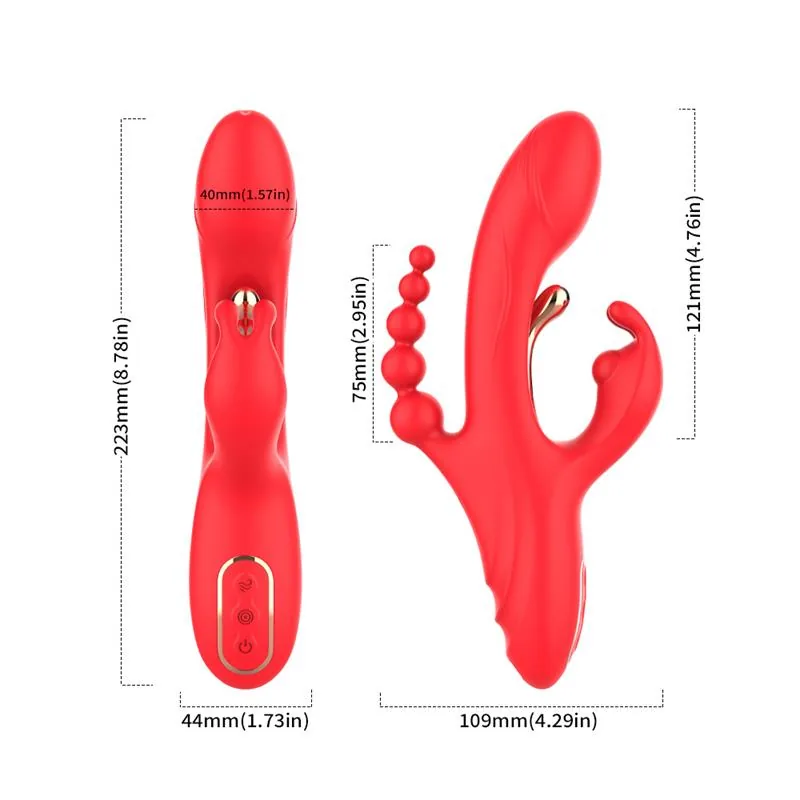 Vibrador Tickler com Corrente Anal Urban Sky — vista 10 de 10