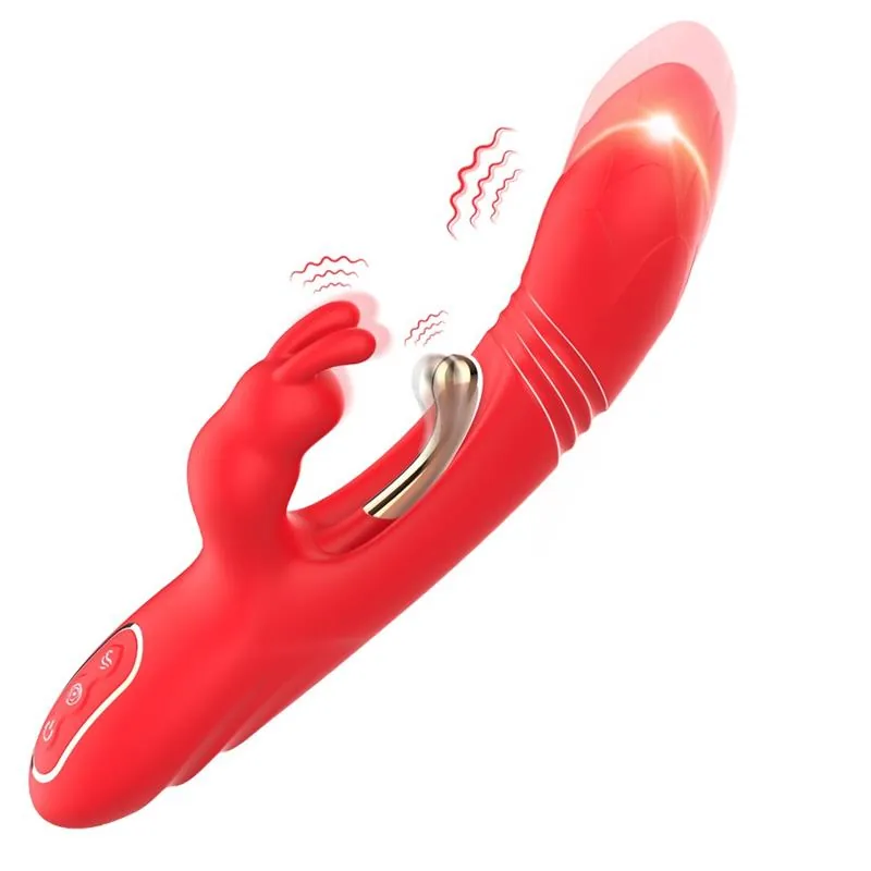 Vibrador Tickler com Vaivém e Silicone Líquido Urban Sky