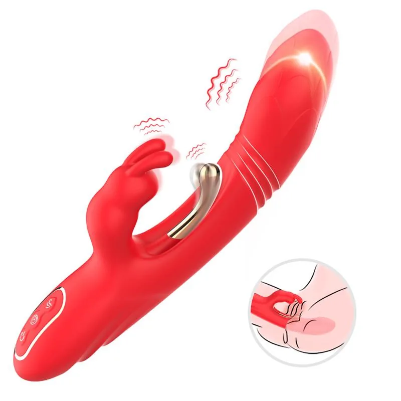 Vibrador Tickler com Vaivém e Silicone Líquido Urban Sky — vista 3 de 9
