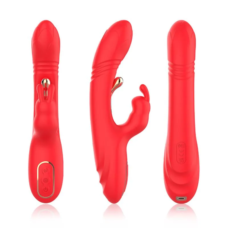 Vibrador Tickler com Vaivém e Silicone Líquido Urban Sky — vista 5 de 9