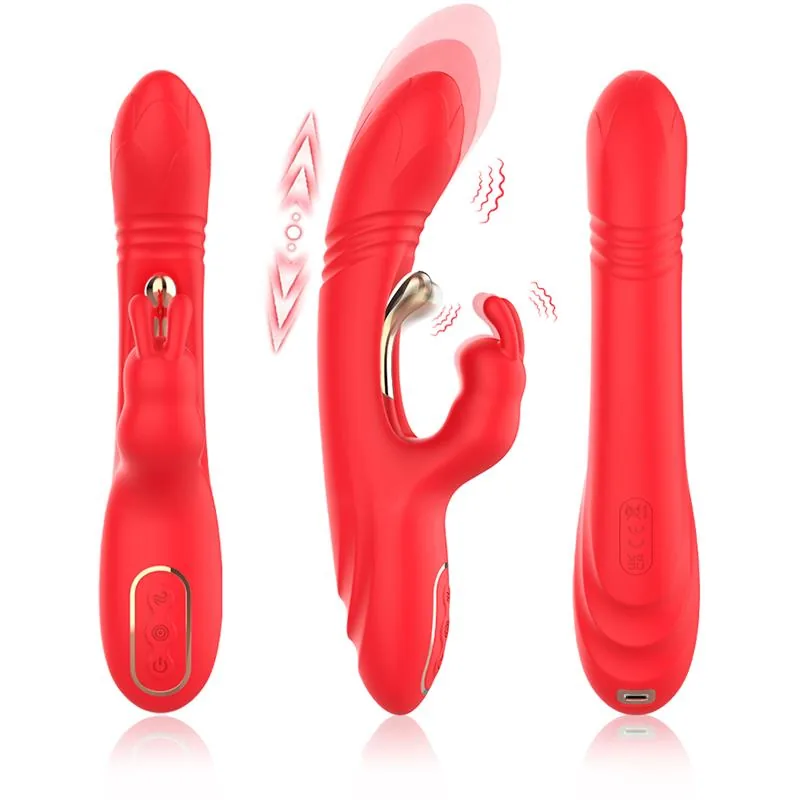 Vibrador Tickler com Vaivém e Silicone Líquido Urban Sky — vista 6 de 9
