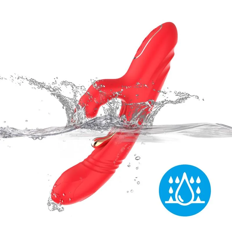 Vibrador Tickler com Vaivém e Silicone Líquido Urban Sky — vista 7 de 9