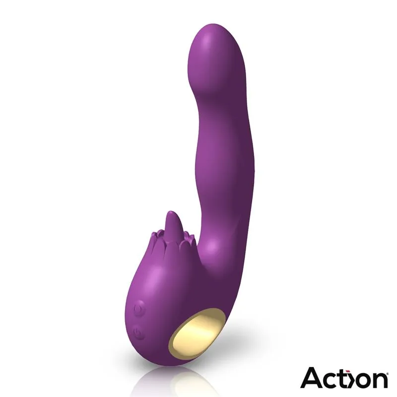 Vibrador Toka com Oscilação 360º e Língua Estimuladora Action — vista 5 de 9