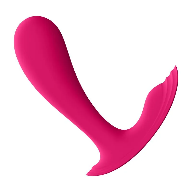 Vibrador Top Secret com Aplicação Rosa Satisfyer — vista 2 de 5