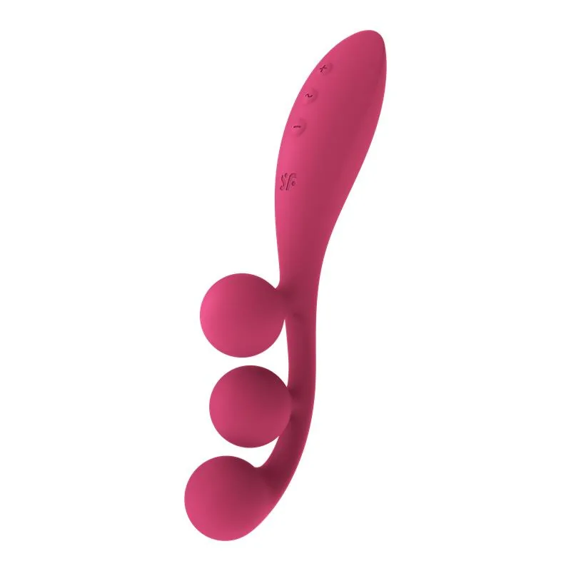 Vibrador Tri Ball 1 Satisfyer Vermelho — vista 2 de 5