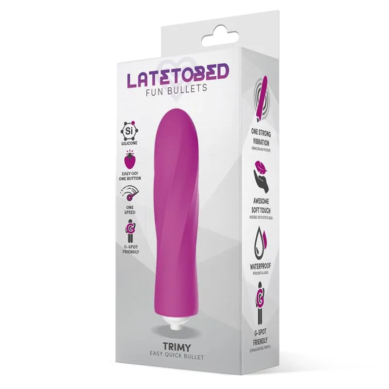 Trimy Bala Vibratória Silicone Rosa — vista 2 de 3