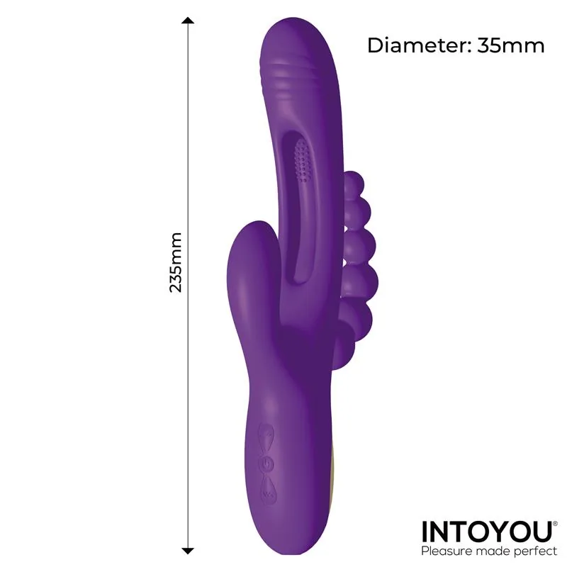 Vibrador Triya com Língua Oscilante e Corrente Anal InToYou — vista 10 de 11