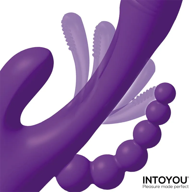 Vibrador Triya com Língua Oscilante e Corrente Anal InToYou — vista 2 de 11