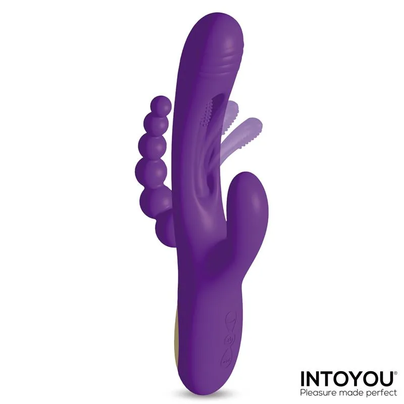 Vibrador Triya com Língua Oscilante e Corrente Anal InToYou — vista 4 de 11