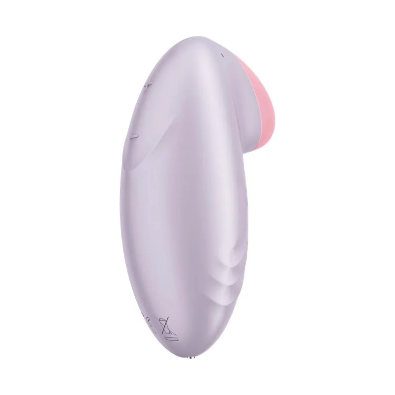 Vibrador Tropical Tip com Aplicação Satisfyer Lilás — vista 5 de 7