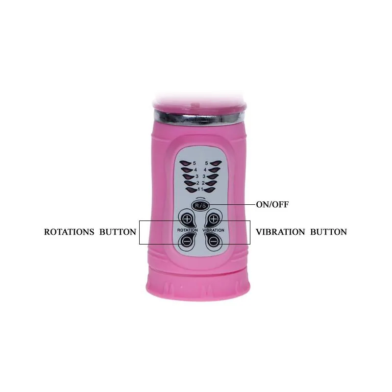 Vibrador U.S. Big Mabe Rosa Baile — vista 6 de 8