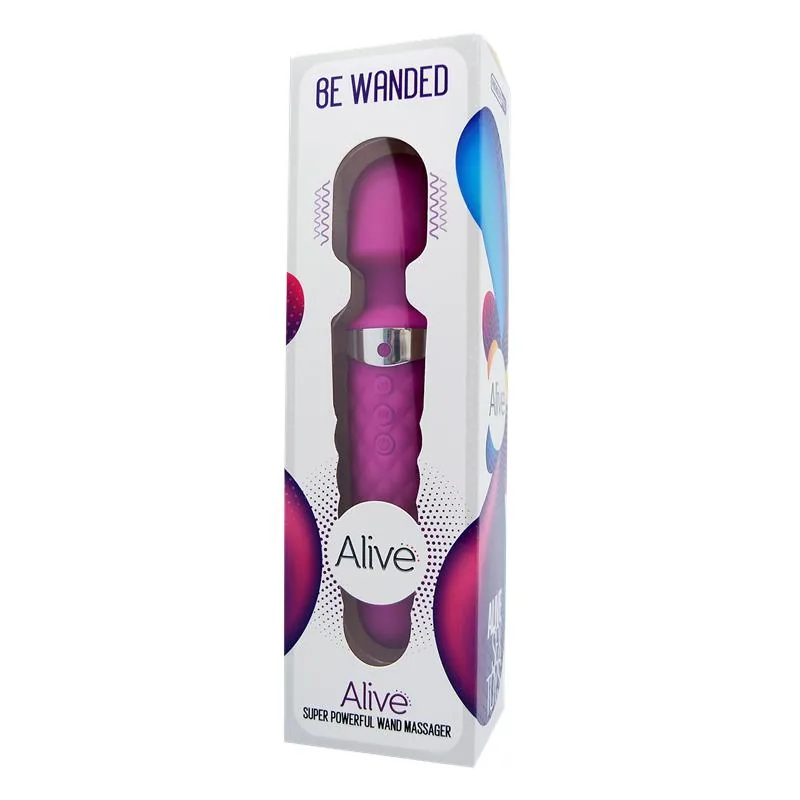 Vibrador Varinha Be Wanded Roxo Alive — vista 2 de 2