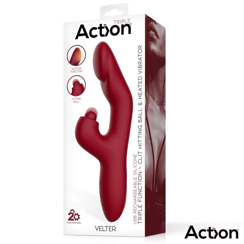 Vibrador Velter Bola para o Clítoris com Vibração e Função de Calor Action — vista 9 de 9