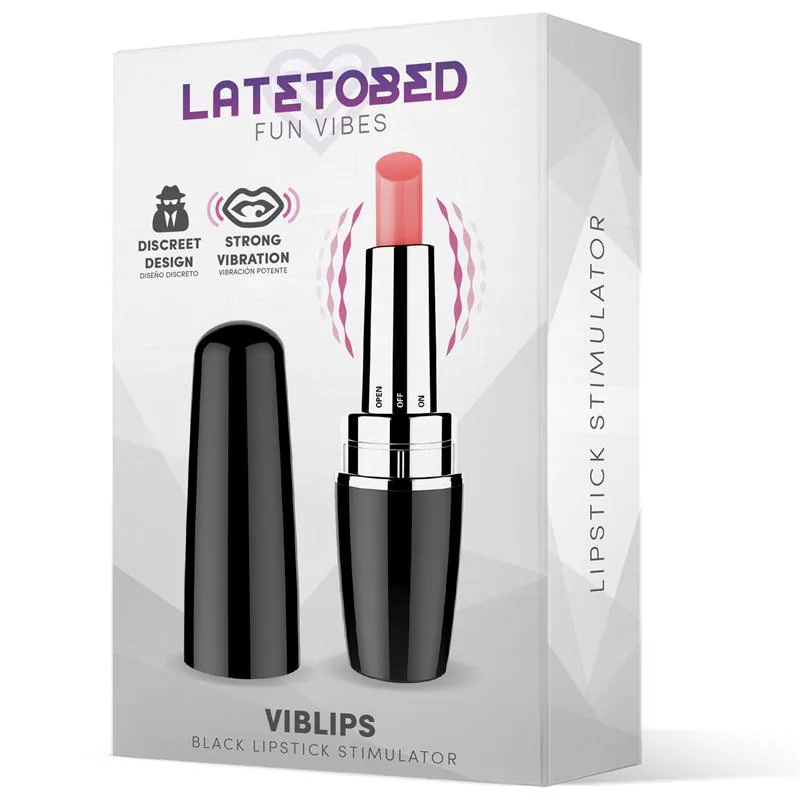 Viblips Estimulador Batom Preto — vista 2 de 3