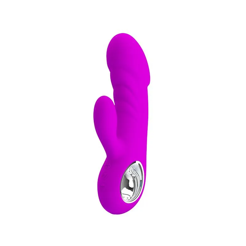 Vibrador Ansel Silicone Roxo USB