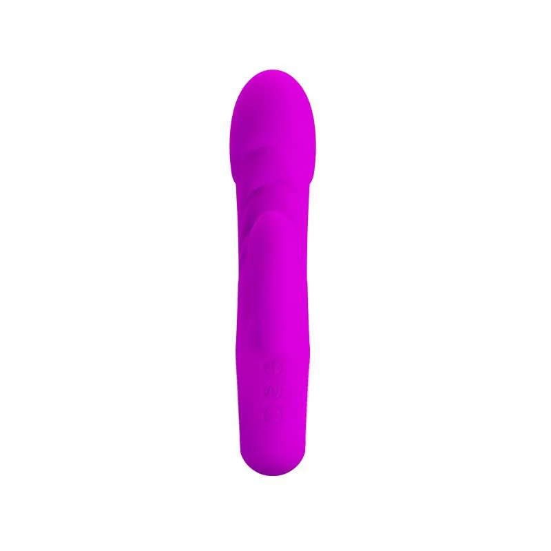 Vibrador Ansel Silicone Roxo USB — vista 2 de 3