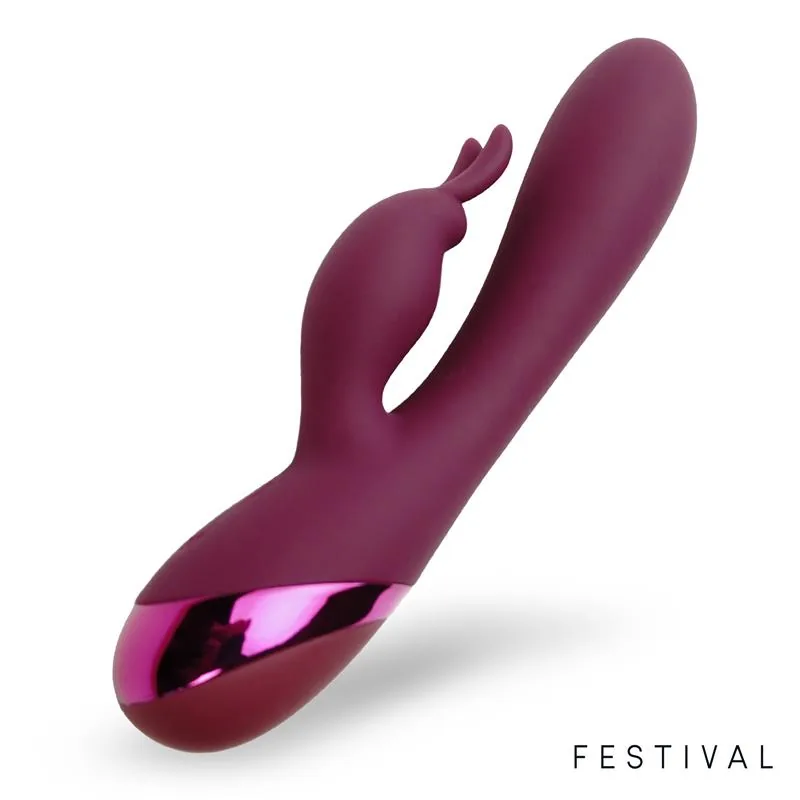 Vibrador Brole USB Vermelho — vista 3 de 3