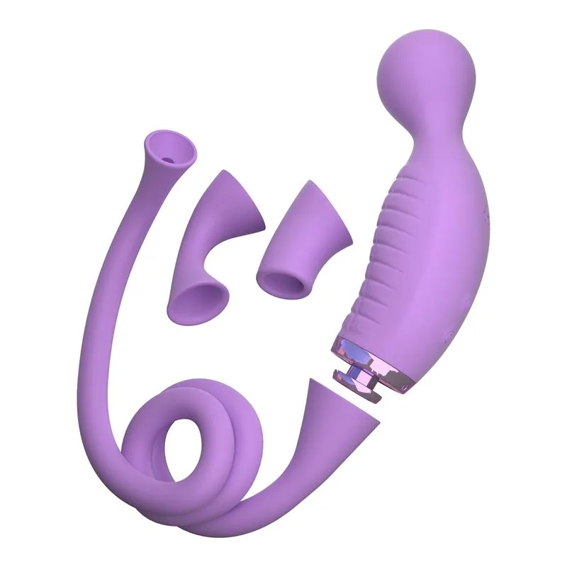 Vibrador Climax-Her com Estimulador e 3 Capas Fantasy For Her