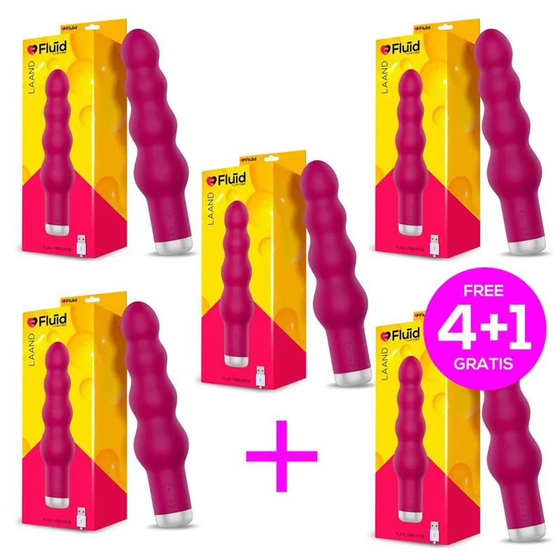 Vibrador Laand Pack 4+1 USB Fluïd