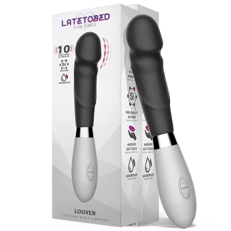 Vibrador Louver em Silicone Preto