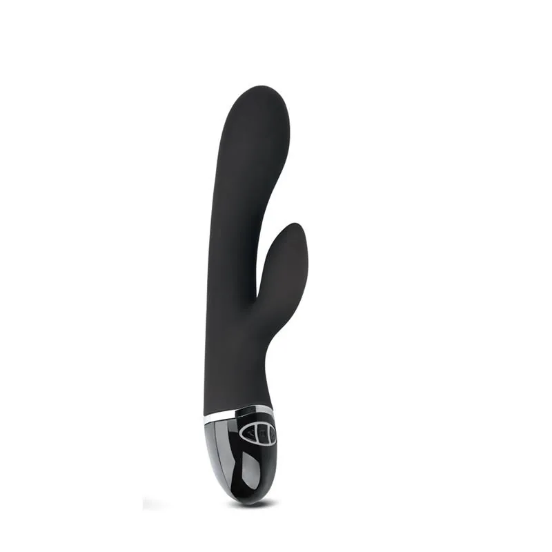Vibrador O-Sensual Clit Duo Climax Lovetoy Preto 21 cm