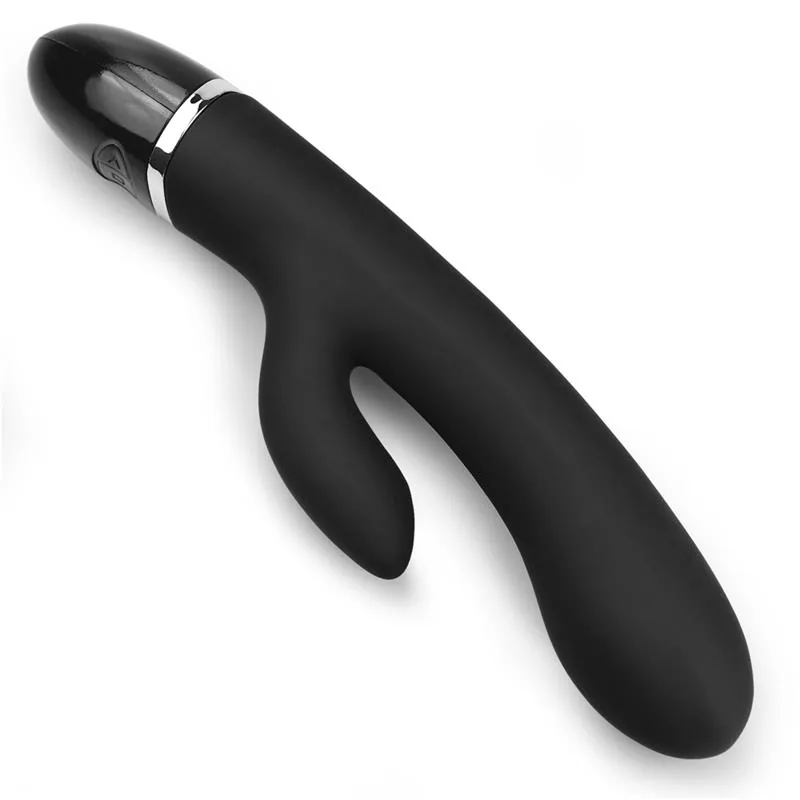 Vibrador O-Sensual Clit Duo Climax Lovetoy Preto 21 cm — vista 2 de 3