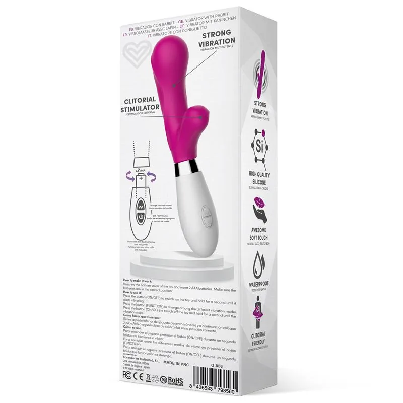 Vibrador Maverdick em Silicone Rosa — vista 3 de 3