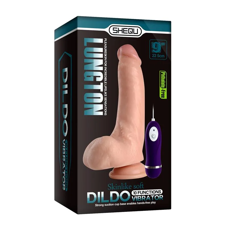 Vibrador Realista com Comando Duke Lungton 22,5 cm