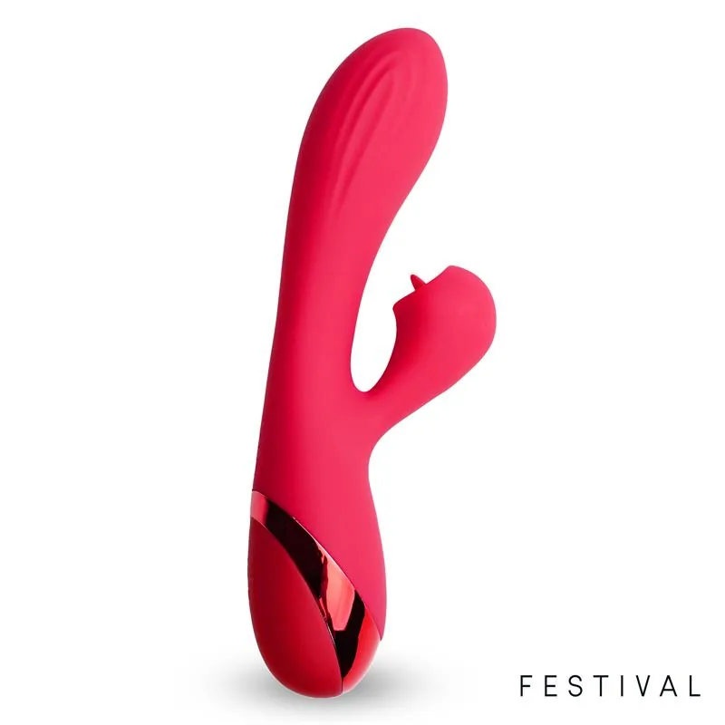 Vibrador Turna USB Vermelho — vista 2 de 3