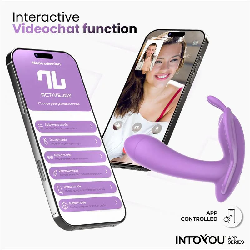 Vibrador Wingy Borboleta com Aplicação Lavanda InToYou — vista 10 de 10